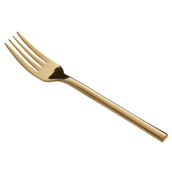 Gold dinner fork new