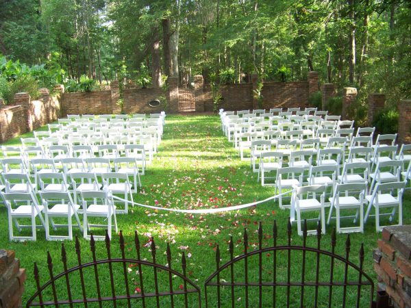 White Wedding Ceremony at the Hill
