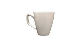 White Square Coffee Mug