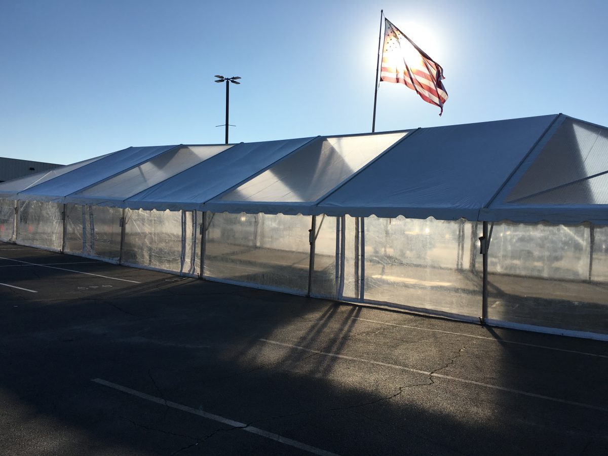 40' x 100' Frame Tent - Barrons Barrons