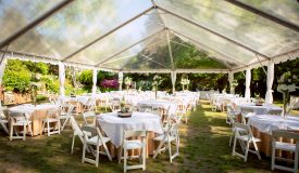 Clear Top Frame Tents