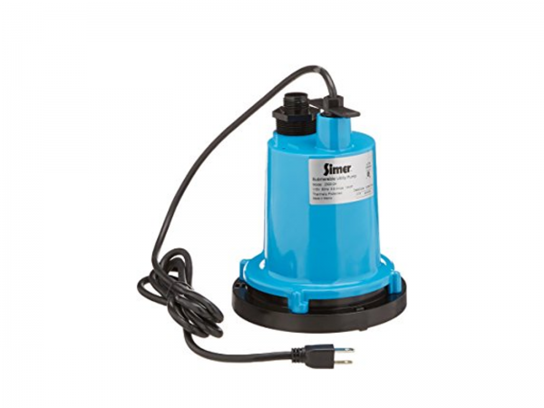 small blue pump