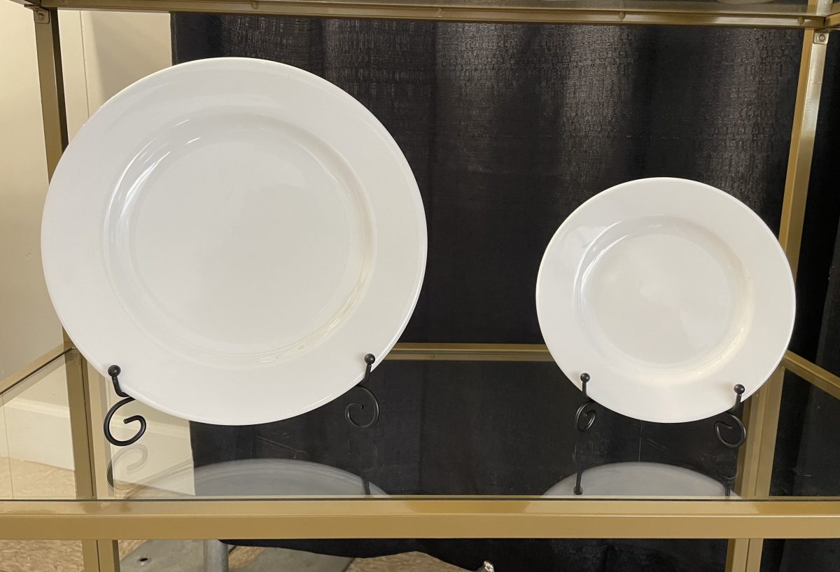 White Round Dinner Plate Barrons Barrons