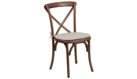 Wooden Cross-Back Chair