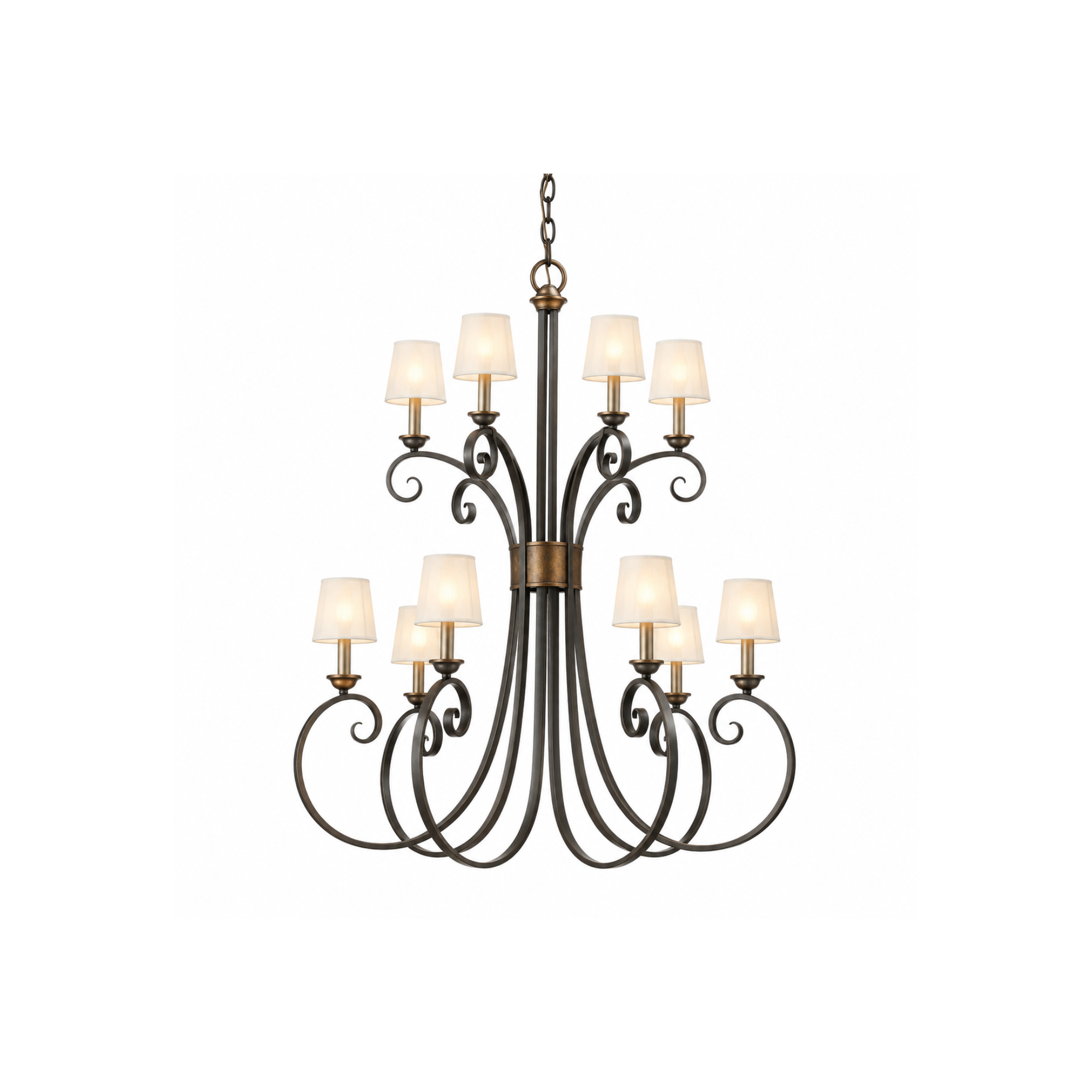 large wrought iron chandelier web photo a multi-arm wrought iron chandelier sitting against a black drape