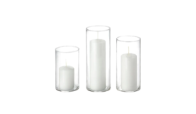 Glass Hurricane Vases