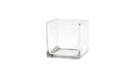 Glass Square Vases (Assorted Styles)