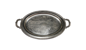 Silver Oval Tray