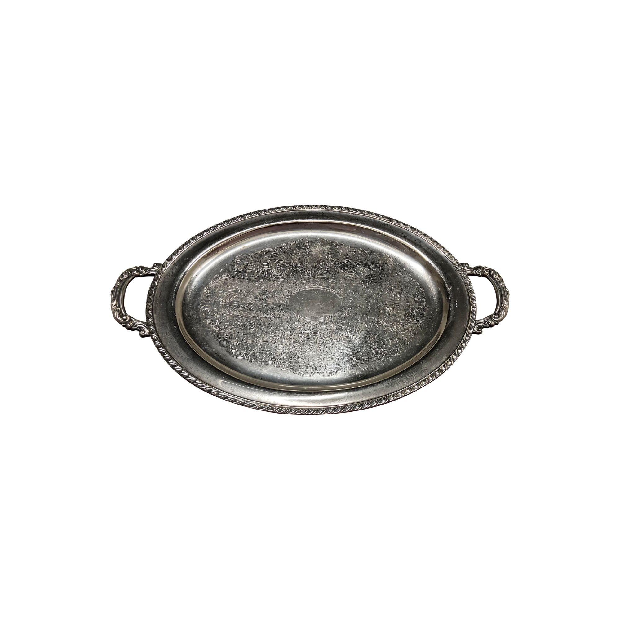 silver oval tray web photo