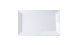 White Rectangular Serving Tray - 18" x 8"