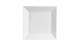 White Square Salad Plate