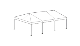 20' x 30' Frame Tent