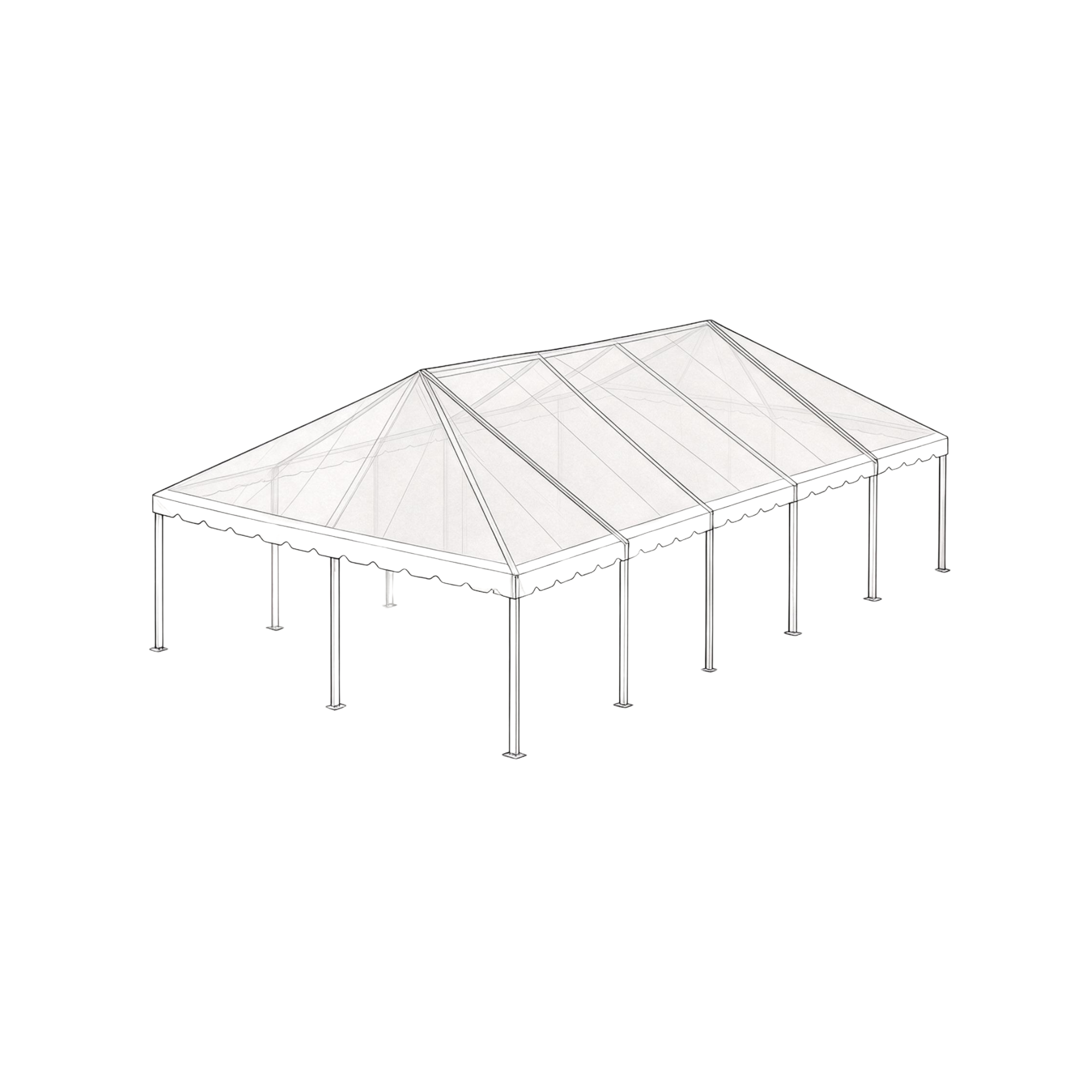 40x85 clear top frame 40x85 clear top frame