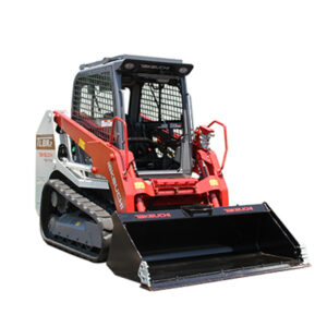 a TL8R2 front end loader on a white background